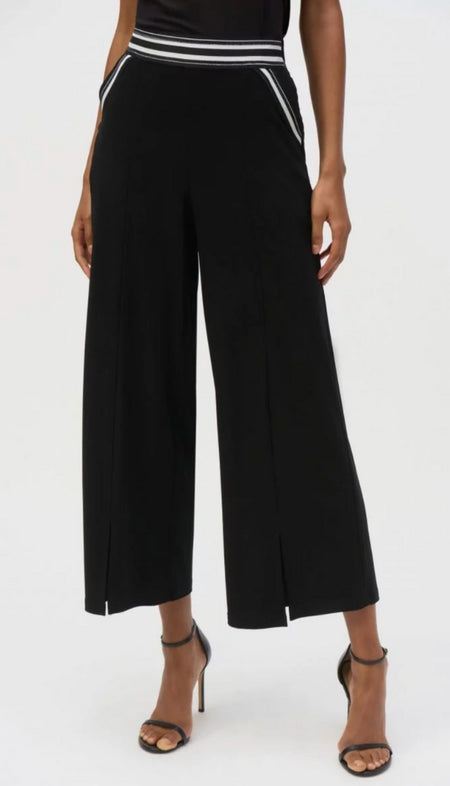 30.5" Dotty Grid Wide Leg Pant