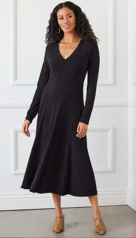 Long Sleeve Lined Dress