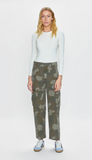 Addie High Rise Cargo Trouser - Camo