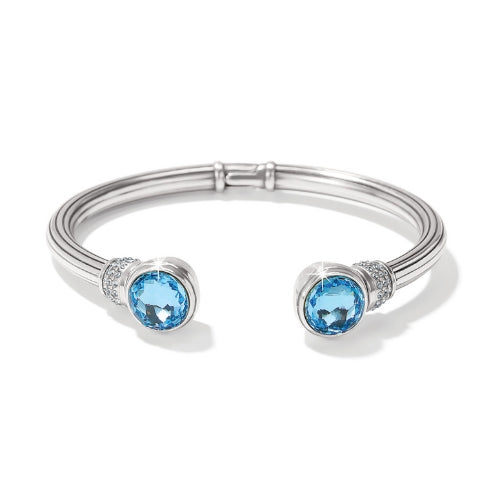 Meridian Aurora Aqua Hinge Bangle