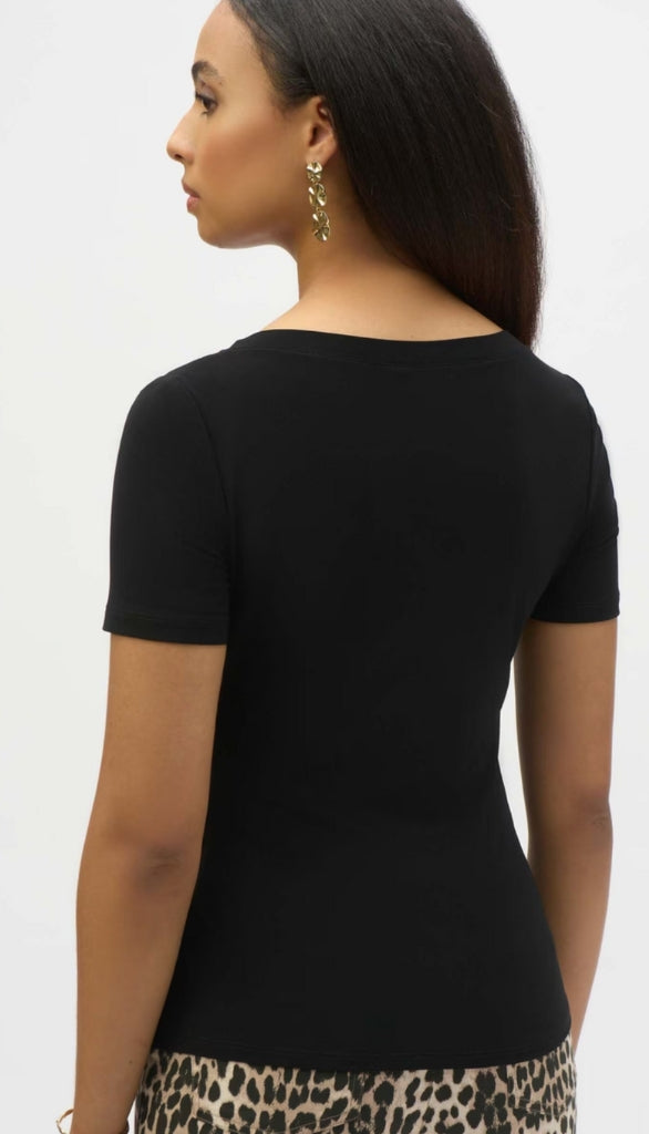 Fitted Top With Buckle Detail