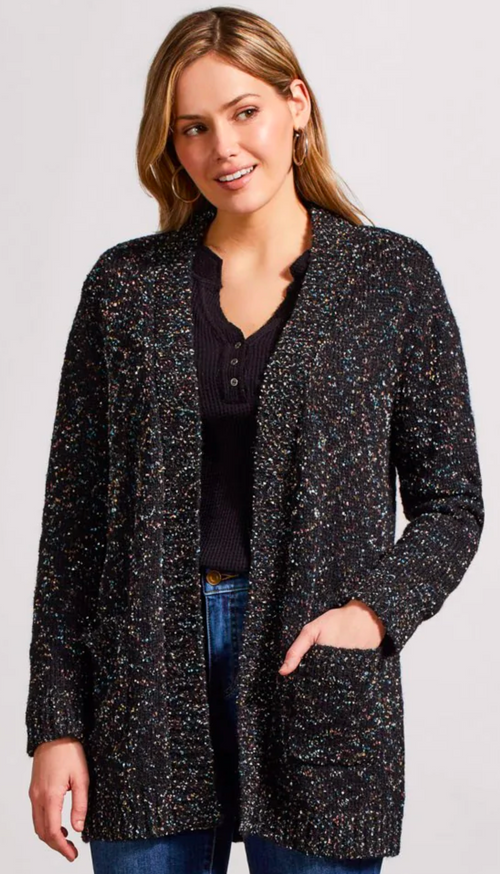 Sweater Cardigan with Patch Pockets