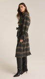 Jackie Plaid Trench