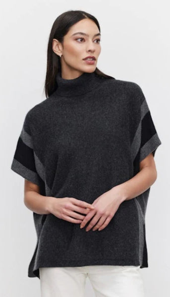 Mock Neck Poncho