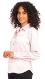 Satin Side Pleat Shirt