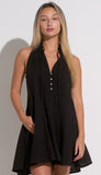 Halter Vneck Dress