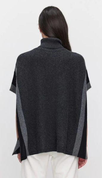 Mock Neck Poncho