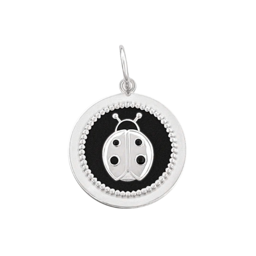 Small Pendant-Ladybug Silver