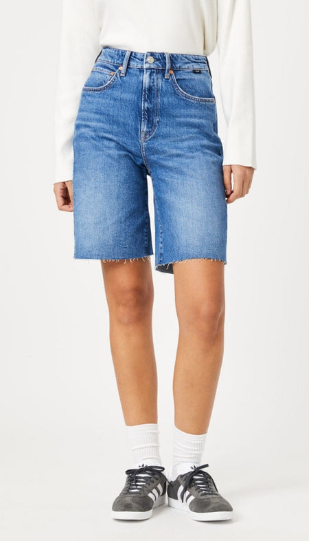 Rosie High Rise 90's Short - MB Recycled Blue