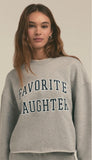 Cropped Collegiate Sweatshirt