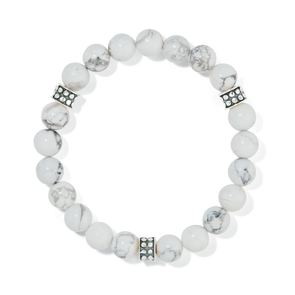 Pebble Dot Dream Howlite Stretch Bracelet