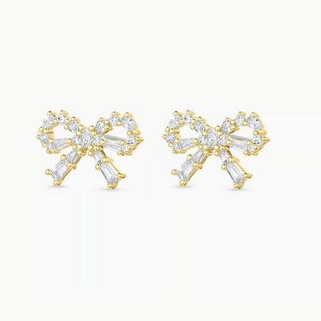 Enchanting Butterfly Gold Post Earrings