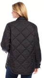 Faux Fur Quilted Jacket