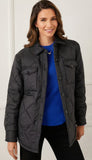 Faux Fur Quilted Jacket