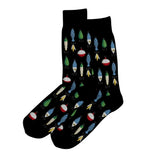 Men's Fishing Lures Crew Socks