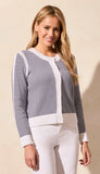 Long Sleeve Cardigan with Crochet Detail