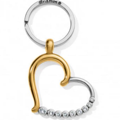 Fashionista Sparkle Heart Fob