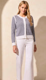 Long Sleeve Cardigan with Crochet Detail