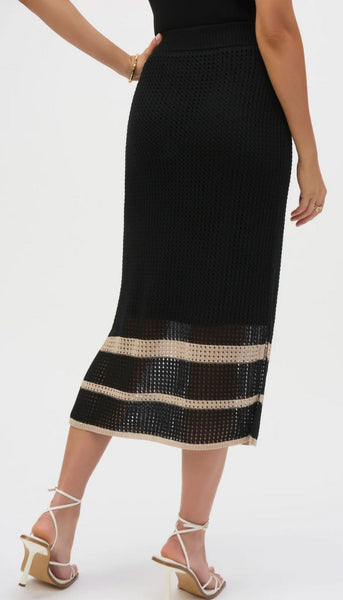 Sweater Knit Open Stitch Skirt