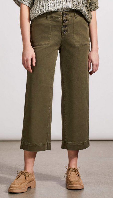 Flatten It Pull On Palazzo Ankle Pants