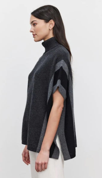 Mock Neck Poncho