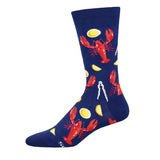 Men's Lobster Dinner Crew Socks