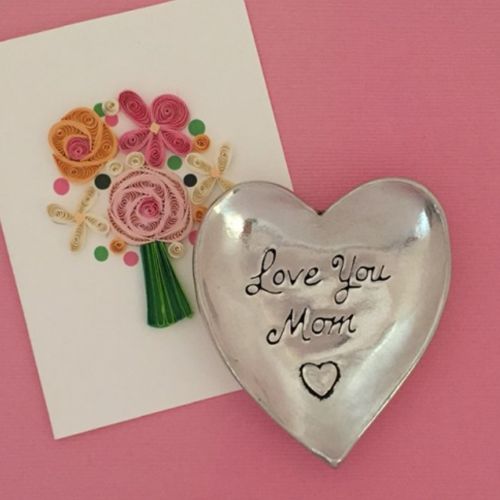 Love You Mom-Large Charm Bowl