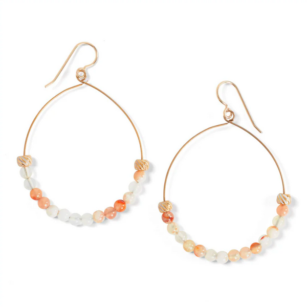 Sunset Cove Hoop Earrings