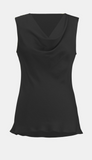 Satin Straight Sleeveless Top