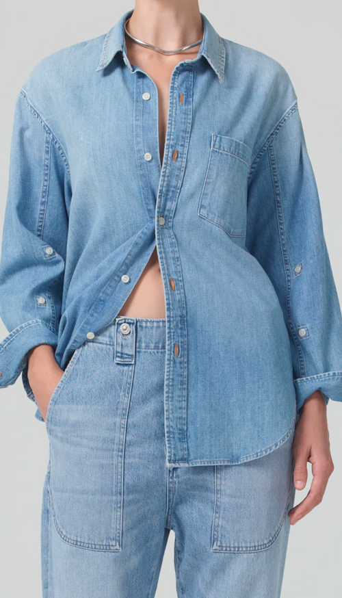 Kayla Shirt-Denim