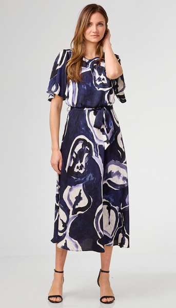 Watercolor Vines Jeni Dress