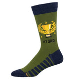 Men's #1 Dad Crew Socks