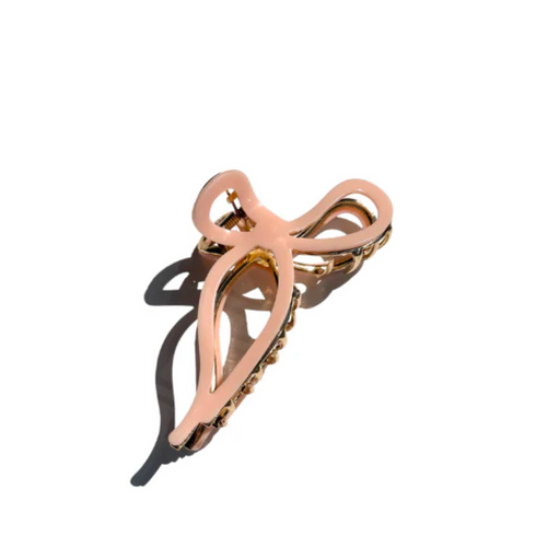 Ballet Bow Acetate Claw Clip