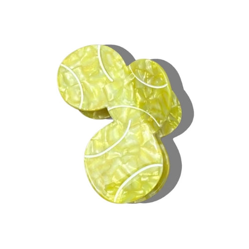 Hair Clip-Tennis Ball