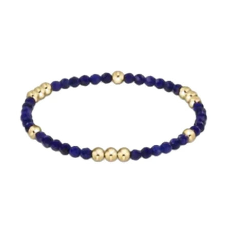 Signature Cross Purple-3Mm Bead Bracelet