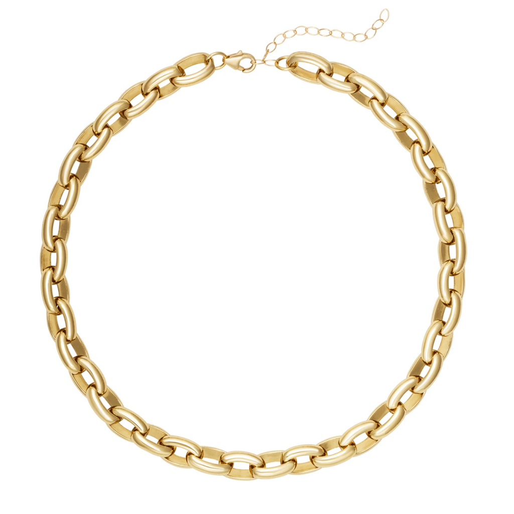 Number Chain Letter Bracelet | K Kane Jewelry 14K Yellow Gold / 3